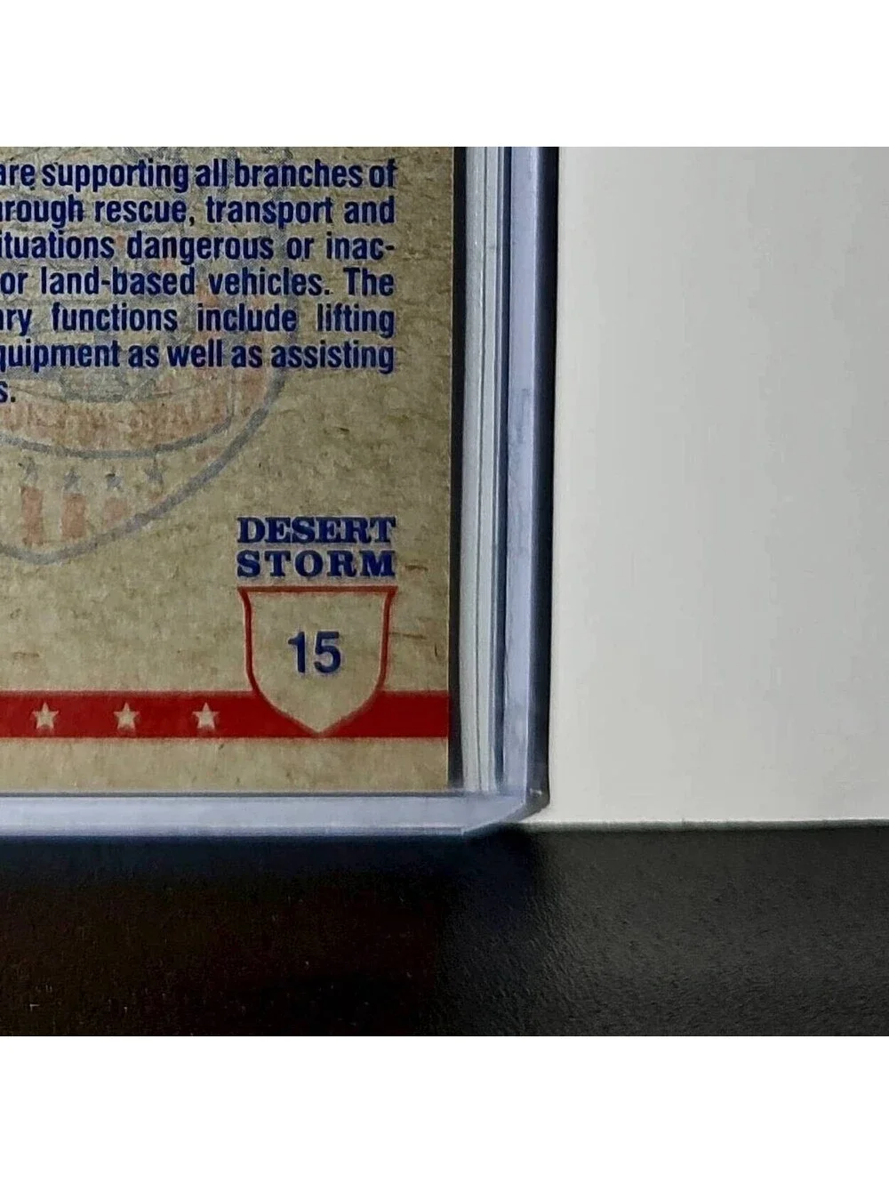 Helicopter Formation 1991 Topps Desert Storm #15 Card